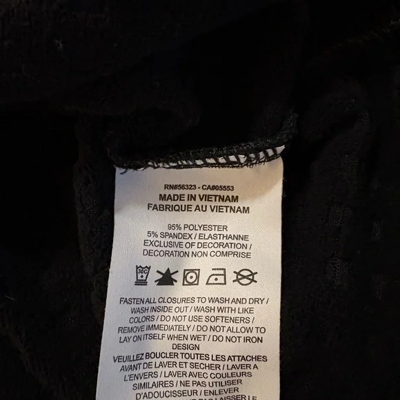 Nike Running 1/4 Zip Black Patterned Pullover Mens Size Medium Athletic Fit - Picture 5 of 8